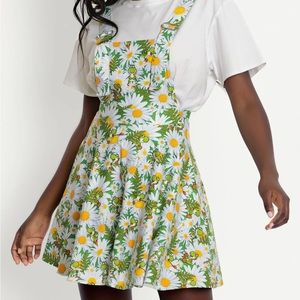 Blackmilk Nintendo Yoshi Garden Apron Dress Medium